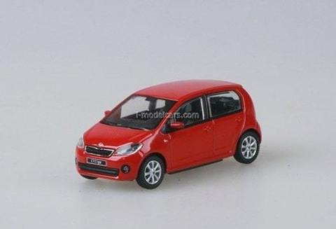 Skoda Citigo 2012 Tornado red Uni Abrex 1:43