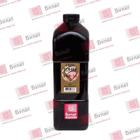 Тонер БУЛАТ s-Line TNP35 для Konica Minolta bizhub 4000P (Чёрный, банка 600 г)