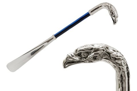 Ложка для обуви Pasotti- Silver Eagle Shoehorn, Италия.