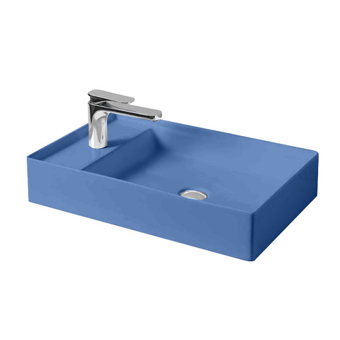 ArtCeram SCALINO Раковина накладная 38х60 см, 1 отверстие, цвет: blu zaffiro SCL003 16 00
