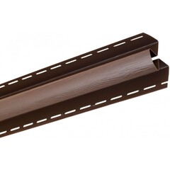 Внутренний угол Альта-Профиль Т13 Премиум Орех тёмный 3000 мм