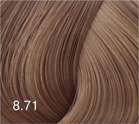 8.71 светло-русый коричнево-пепельный, крем-краска для волос Bouticle/ Expert Color 100ml