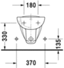 Биде подвесное Duravit D-Code 22571500002