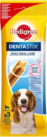 Pedigree DentaStix лакомство для собак средних пород 77 г