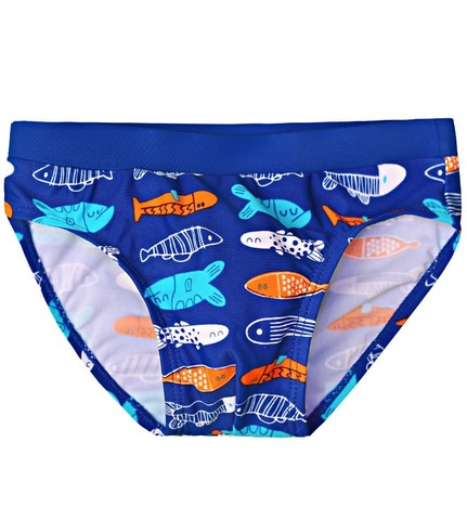 Синие плавки с рыбками Crockid