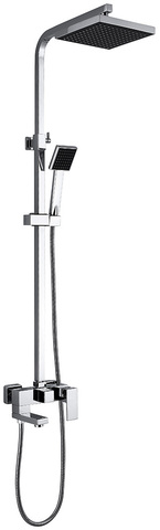 Abber AF8216 Душевая стойка ABBER Daheim AF8216 с изливом, хром
