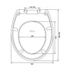 Berges 018003 сиденье для унитаза Mita SO duroplast  микролифт, быстросъём, металл
