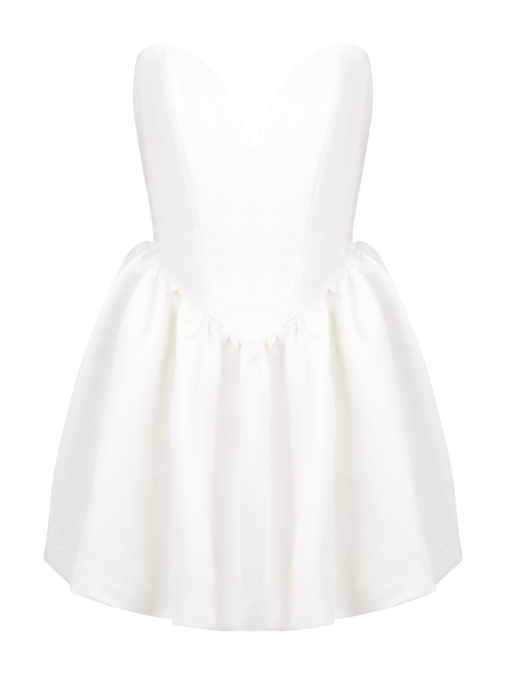 Платье мини Baby doll, белый – купить за 12 400 ₽ | STEFANISET