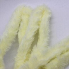 Проволока меховая, длина 1 м, ш. 3 см, толщина проволоки 2 мм, бледный жёлтый