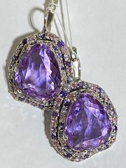 От кутюр (серьги из серебра)