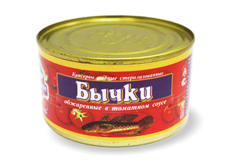 Бычки в томатном соусе "ФишФлот", 240г