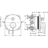 Смеситель встраиваемый на 2 потребителя Ideal Standard Melange A4720AA