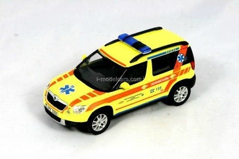 Skoda Yeti Rescue Ambulance 2014 Abrex 1:43