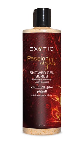 Exotic EX-22 Гель-скраб увлажняющий парфюмированный для душа (G Passion Night)  500 ml