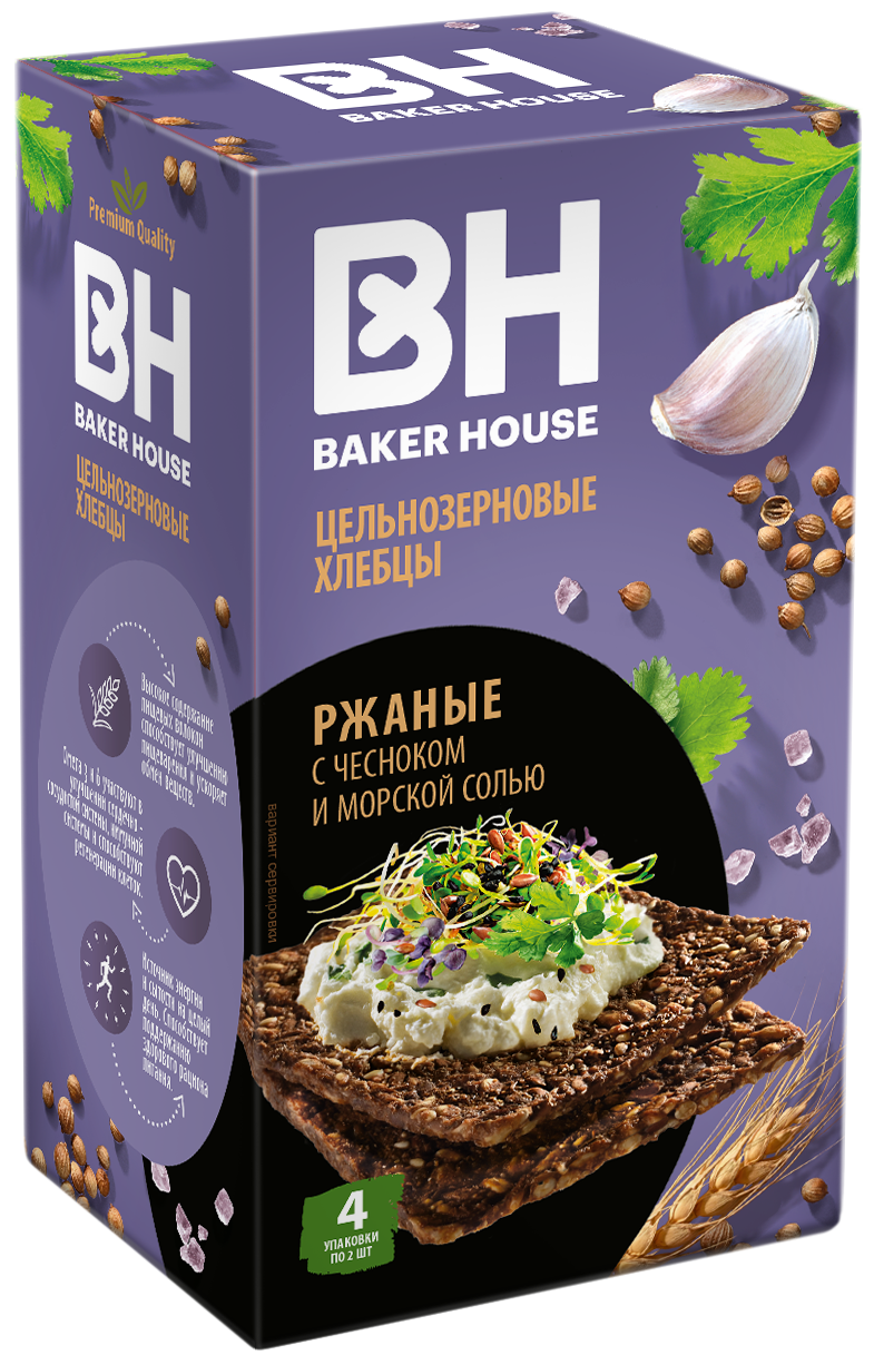 СКАНДИНАВСКИЕ РЖАНЫЕ ХЛЕБЦЫ С ЧЕСНОКОМ