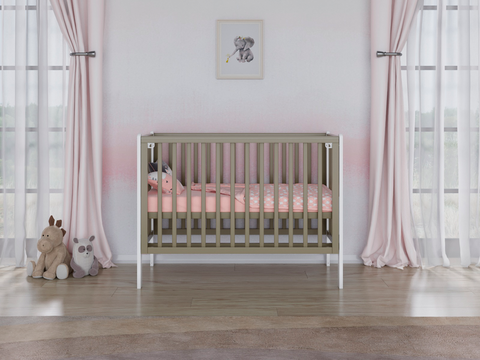 Кровать Incanto Astra продольный маятник цвет кашемир/белый