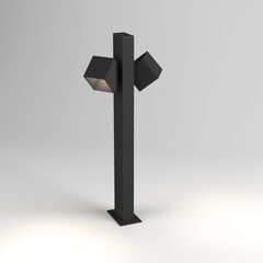 Ландшафтный светодиодный светильник Elektrostandard Fjord 35195/F черный