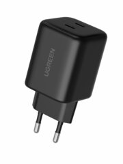 Зардяное устройство UGREEN X526 (65058) 45W Dual USB-C GaN Fast Charger EU, черный