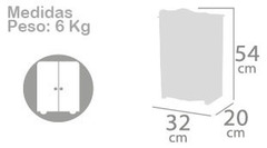 DeCuevas Гардеробный шкаф для куклы серии Скай 54 см (54024)
