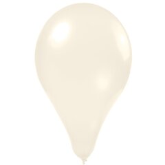 
          Шар воздушный металлик Alingar, №10, белый, 100шт/уп, пакет с европодвесом