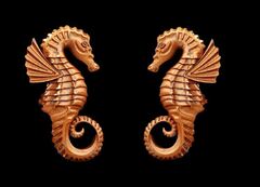 Силиконовые молды № 340 Морской конек левый и правый. Набор