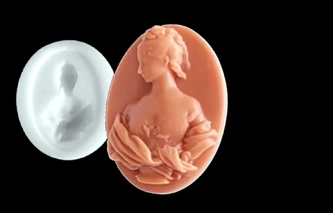 Силиконовый молд № 076 Камея