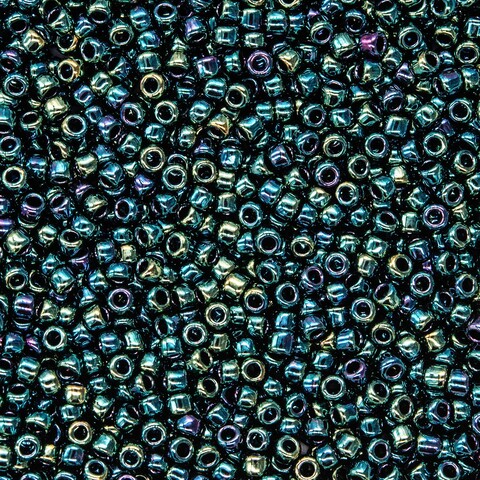 Японский бисер TOHO Round 15/0 (№506), металлизированный, непрозрачный глянцевый