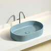 Ceramica Nova Element CN6048MLG Умывальник чаша накладная овальная, 60.8x38.5, цвет: зеленый матовый