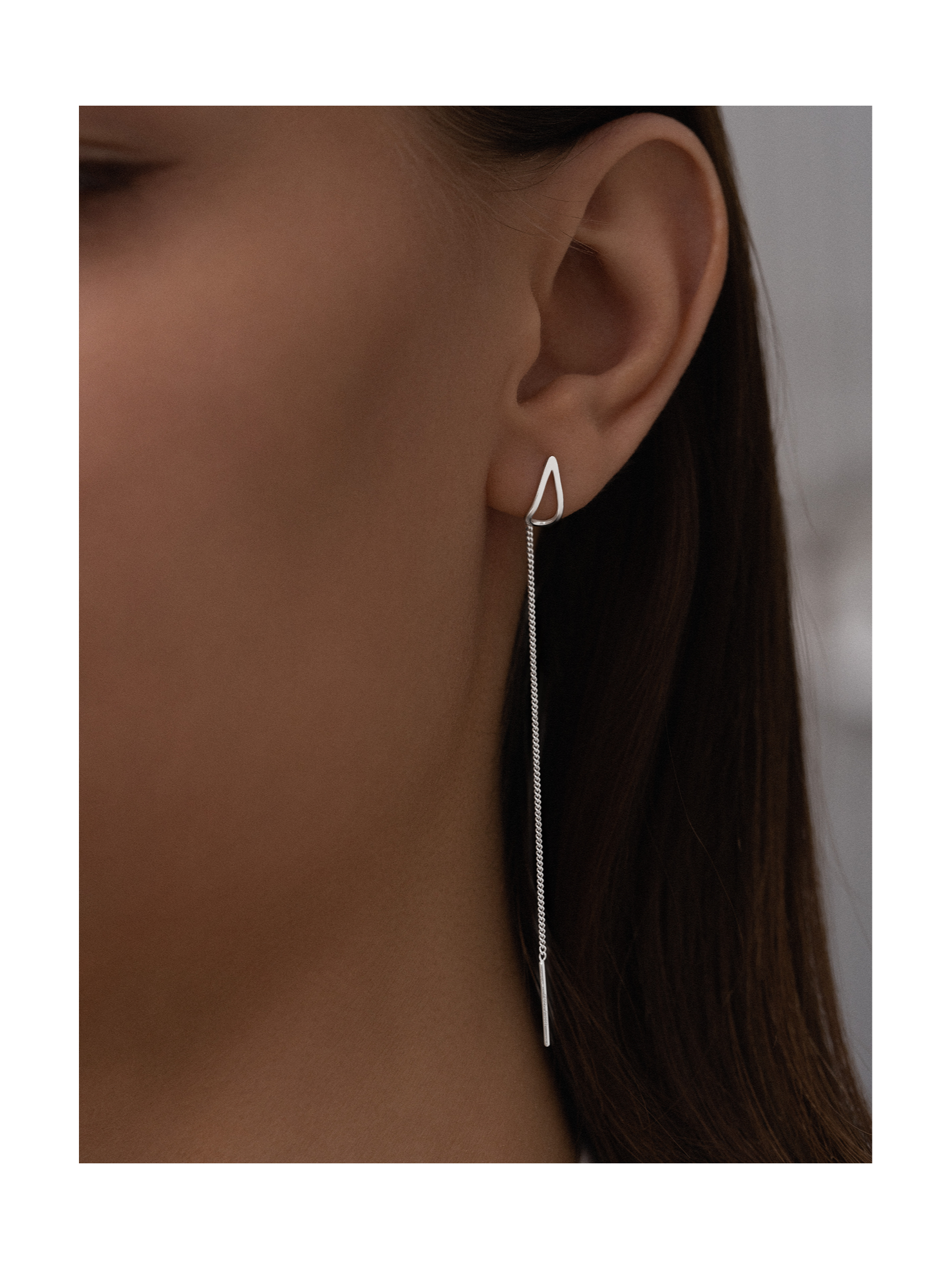 Серьги-протяжки Риф