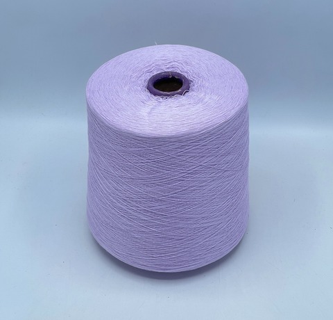 Бобинная пряжа,Cotton combed, 2540м. 100%Хлопок, Холодный розовый(643), 39319