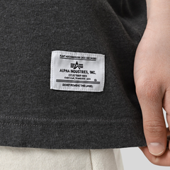 Футболка Alpha Industries Essential Gen II Dark Charcoal Heather (Темно-Серый)