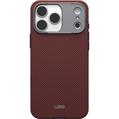 Чехол Uag Fibr Armr Kevlar Case для iPhone 17 Pro Max, Оранжевый/Угольный | Solar Flare/Charcoal