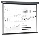 Экран Cactus 180x180см Wallscreen CS-PSW-180X180-SG 1:1 настенно-потолочный рулонный серый