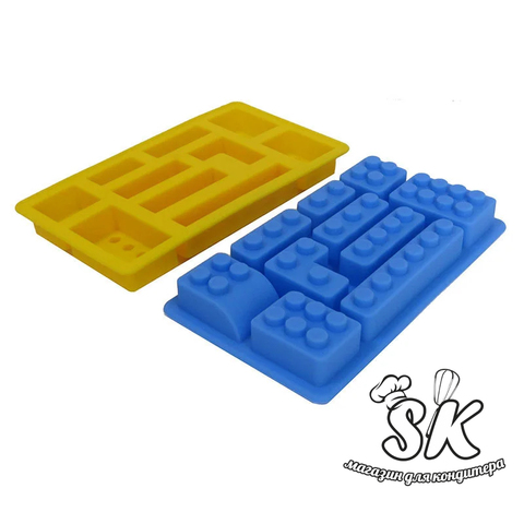 Силиконовая форма Лего детали