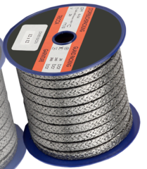 Набивка с сердечником из стеклоровинга, графитированная АСП-31 16-28 мм