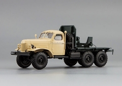 ZIL-157K/TV-5 pipe trucks with trailer pipes beige DIP 1:43