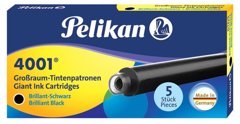 Картриджи - Pelikan, черные 5 шт.