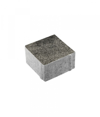 Гранитная тротуарная плитка КВАДРАТ - А.3.К.4 Листопад гранит Антрацит