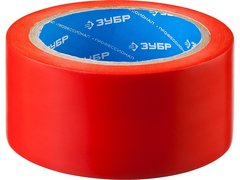 ЗУБР 50 мм, 25 м, красная, разметочная клейкая лента, Профессионал (12244-50-25)
