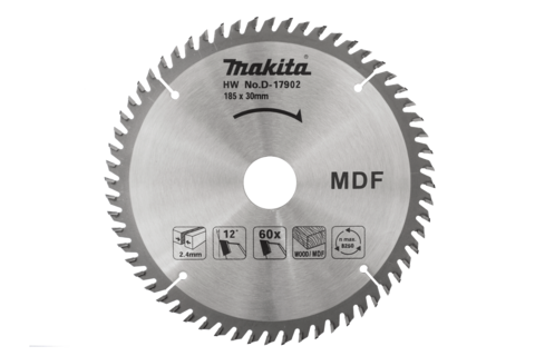 Пильный диск Makita 185х30/16/20х/60 D-17902