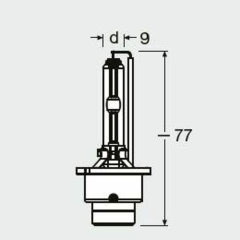 Лампа ксеноновая D4S OSRAM 1 шт. 66440CLC