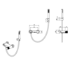 Boheme 123-MG.2 Смеситель STICK для ванны Mat Gold c ручкой TOUCH