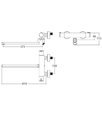 Смеситель универсальный термостатический LEMARK YETI – LM7834C