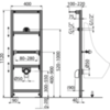 Alcaplast A107/1120 Инсталляция для писсуара