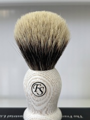 Помазок для бритья Frank Shaving – Натуральный бурсук с дубовой ручкой