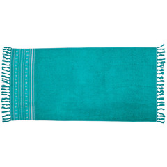 Santorini beach towel / aqua