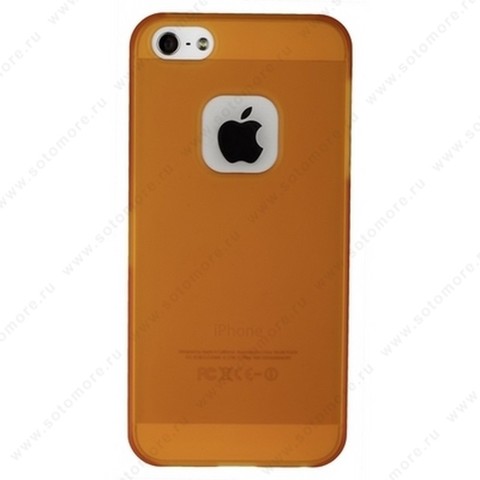 Накладка MOMAX для iPhone SE/ 5s/ 5C/ 5 оранжевая