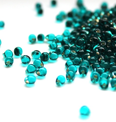 DP-2425 Бисер Миюки дропс /Miyuki drops Silver Lined Teal