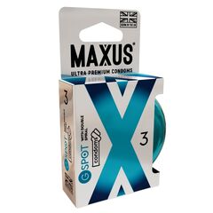 Презервативы Maxus G spot с двойной спиралью - 3 шт. - 