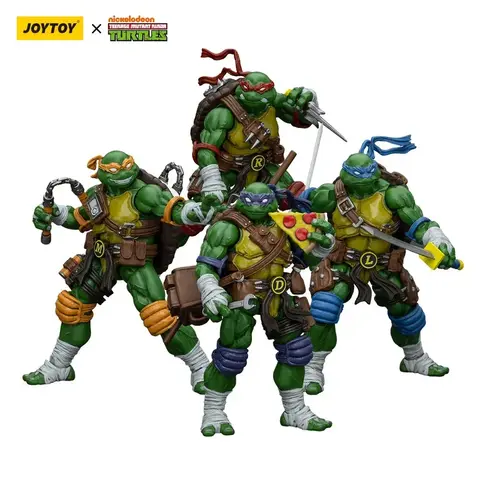 Фигурки набор Черепашки Ниндзя масштаб 1/18 JoyToy